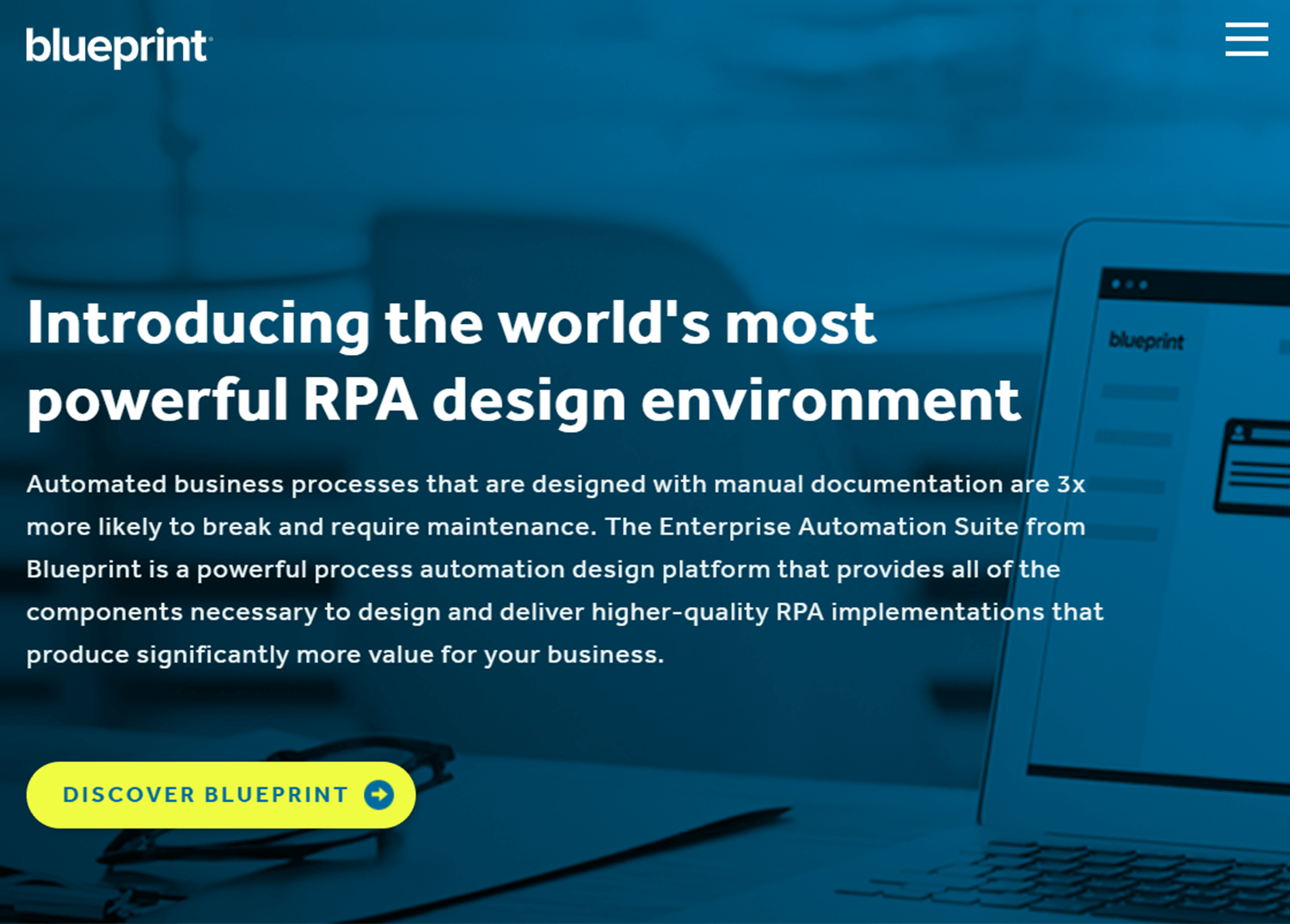 blueprint as a tool for managing requirements