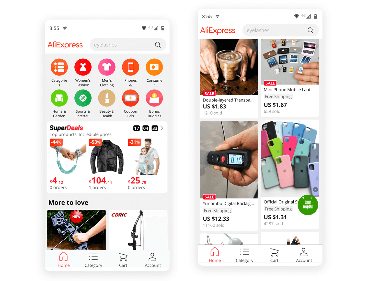 card-ui-design - Aliexpress: mobile