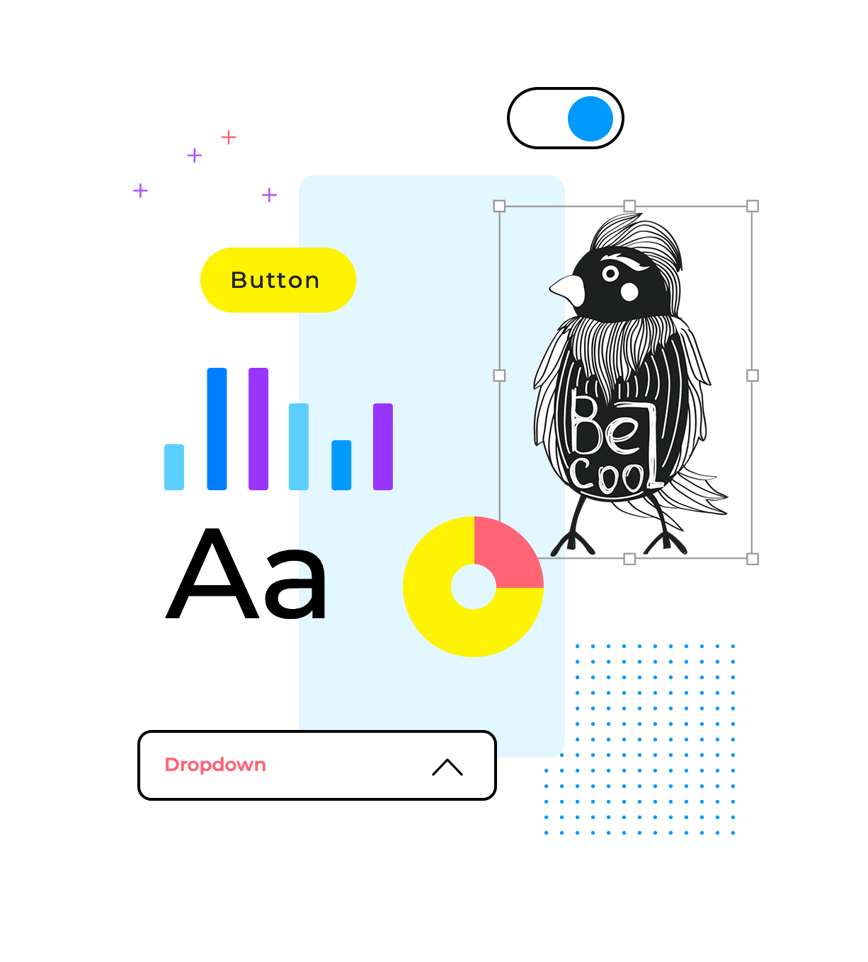 Create design systems with your own UI kits for prototypes