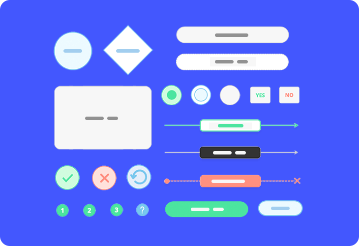 Justinmind Diagramming UI Components