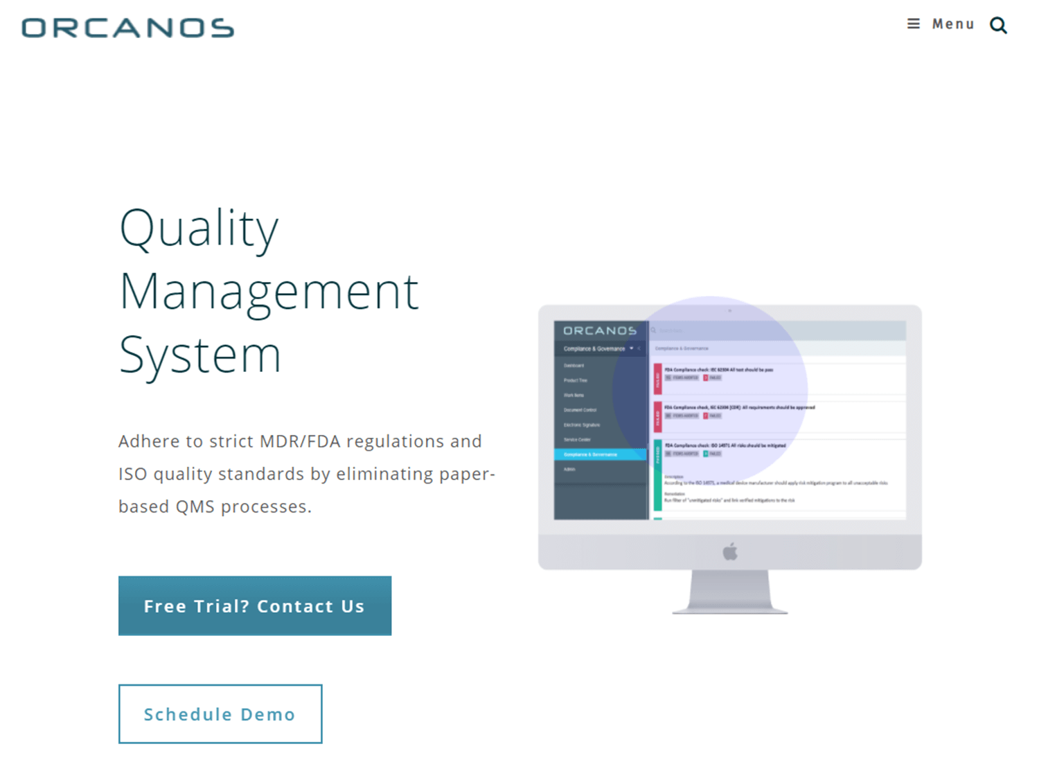 example of requirements management tool by orcanos