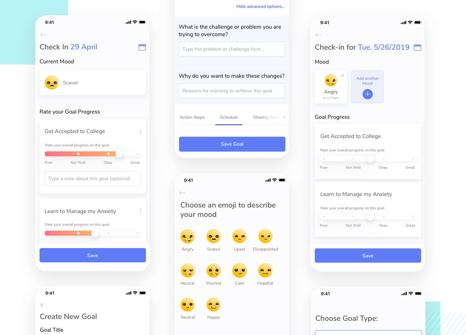 mobile survey example for finding goal treatment