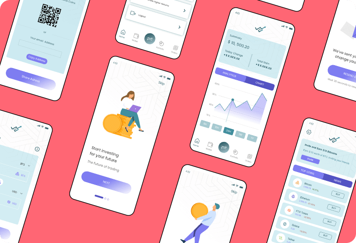 investment and trading app template