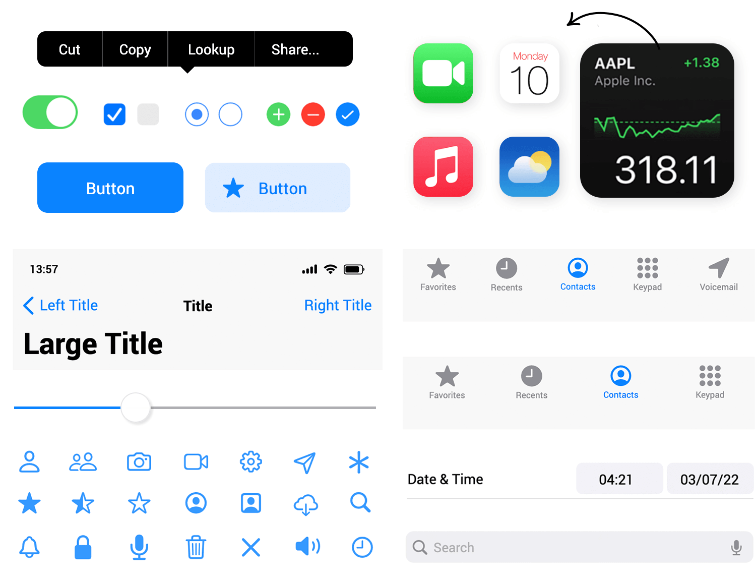 ios ui kit update for justinmind 9.8