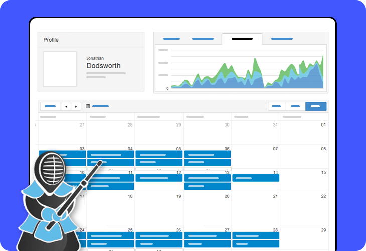 Justinmind Kendo UI Components