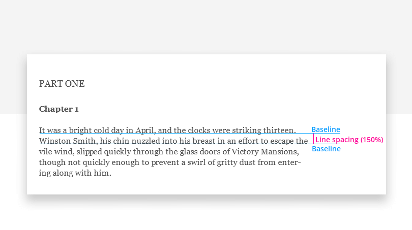 Line spacing - baselines explained - Justinmind