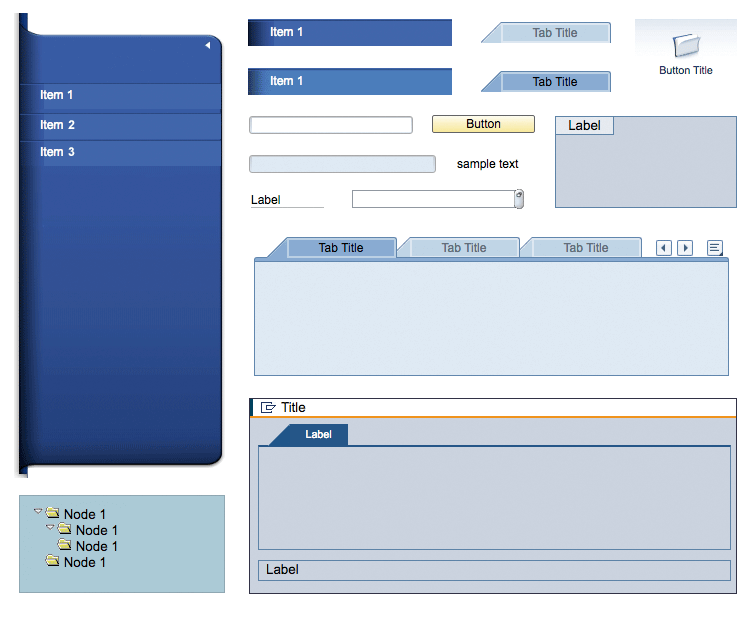 loose sap erp ui components