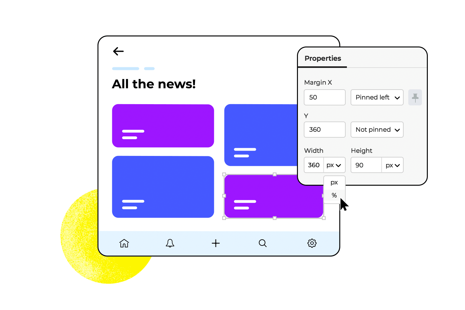 Mockup tool to create responsive websites