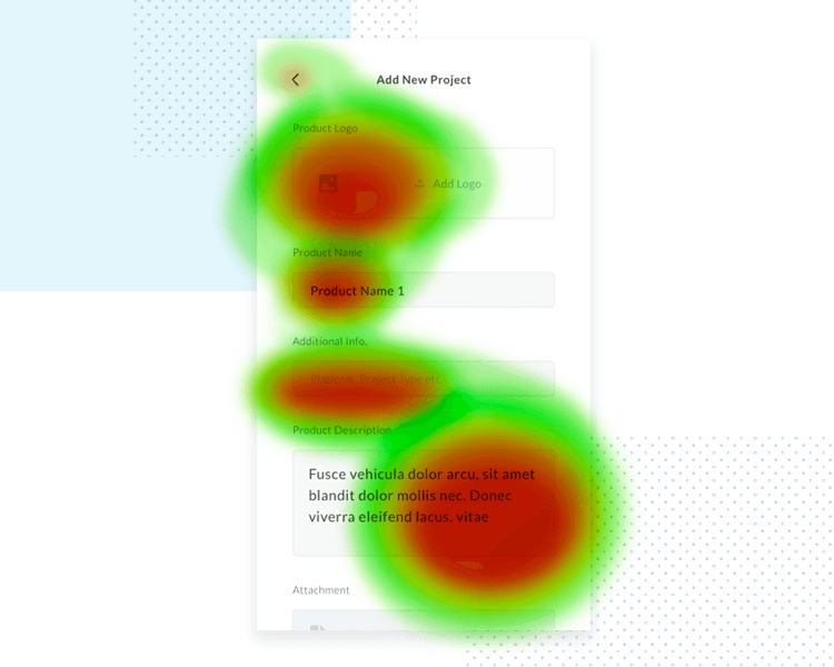 testing form prototypes using heat maps example