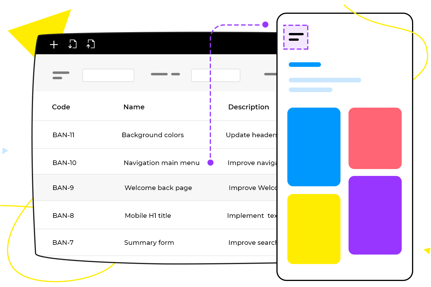 Manage your UI and functional requirements